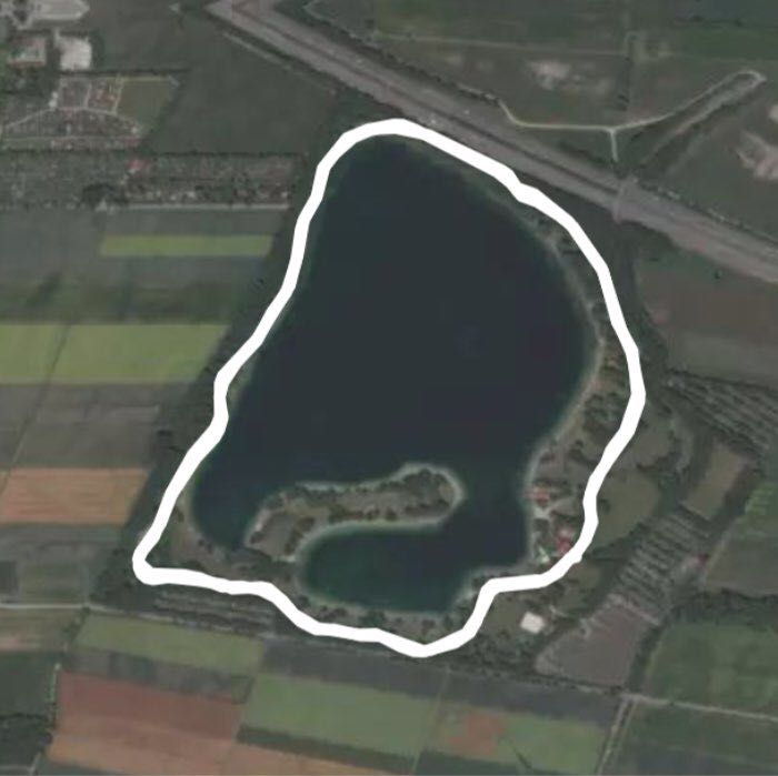 Feringa 2 walking route map in Unterföhring