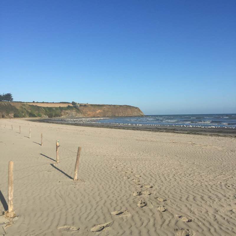 Pointe des Guettes walking route map in Hillion