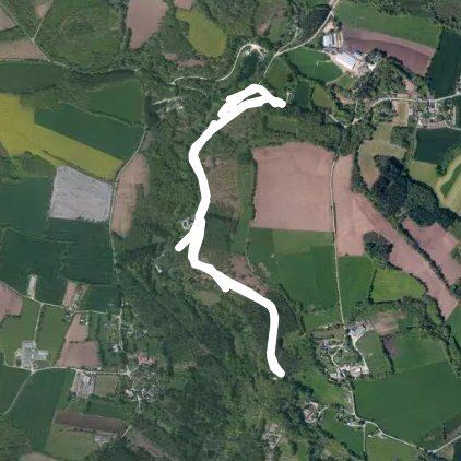 Along the Saar walking route map in Guern