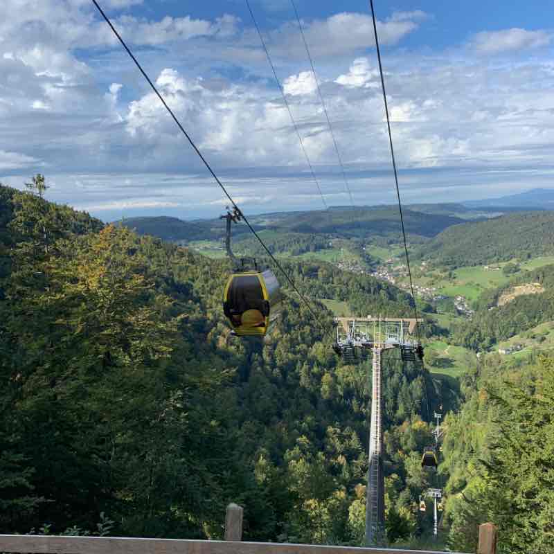 Hike from Duggingen to Oberdorf walking route map in Hochwald