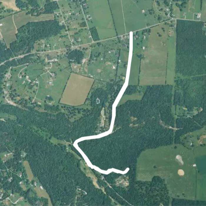 Apple Valley Way walking route map in Shepherdsville