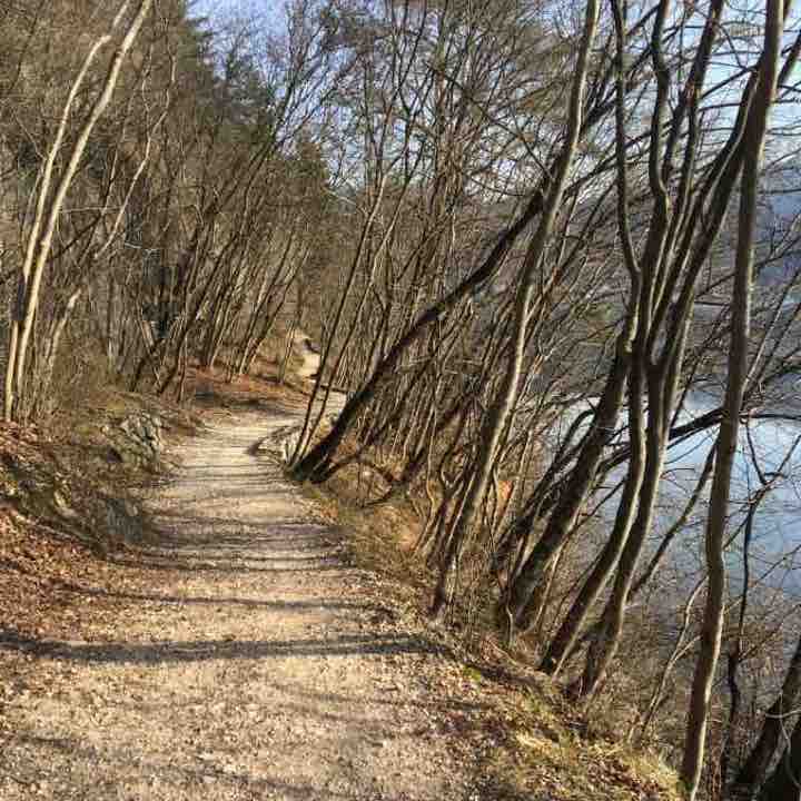 Runde um den Monte Caslano. Giro Monte Caslano.