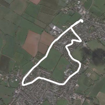 Frampton walking route map in Frampton Cotterell