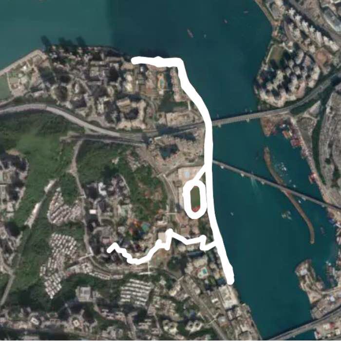 青衣海濱公園長廊