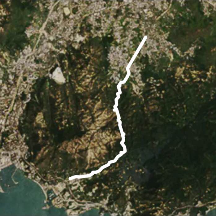 屯門黃金海岸步行經麥理浩俓第十叚入元朗大棠村