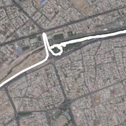 Collected ۱۰ Aban walking route map in Urmia