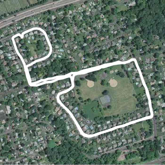 Langhorne PA Walk Trail Pennsylvania, USA Pacer