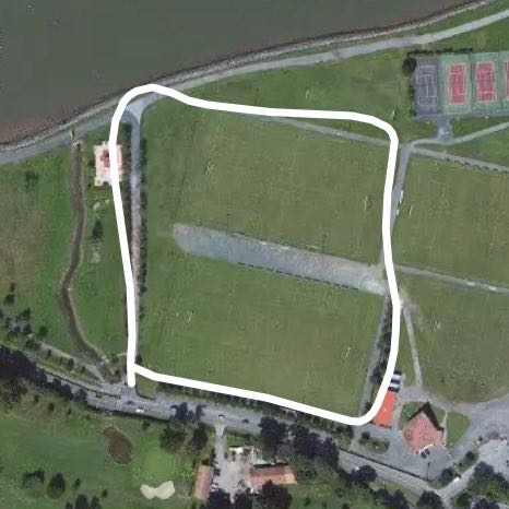 Nivelle golf walking route map in Saint-Jean-de-Luz