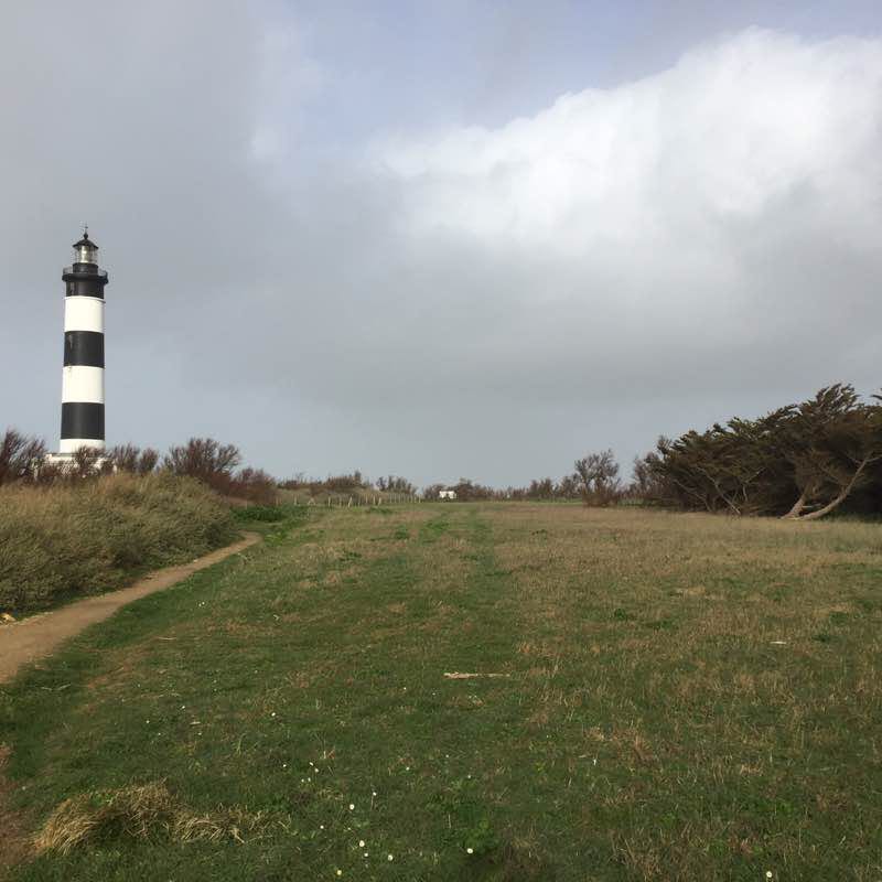 Chassiron lighthouse walking route map in Saint-Denis-d'Oléron