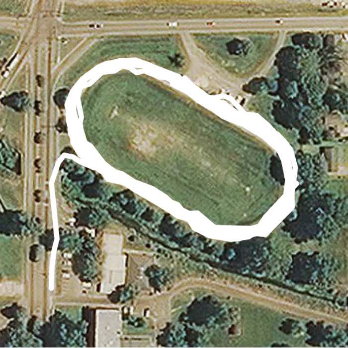 Sabb park walking track walking route map in Canton