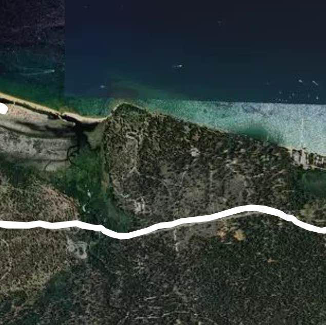 Parking turnout before Pope Beach