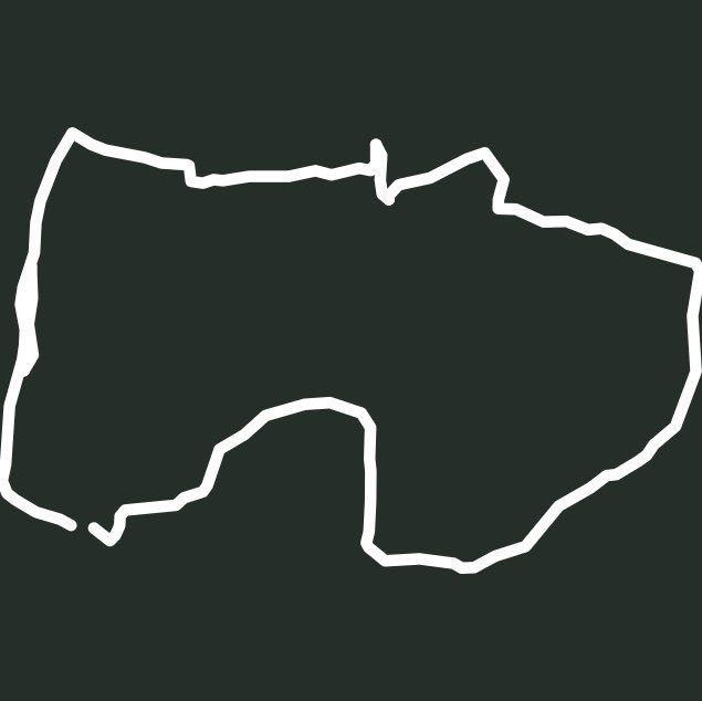 Dog park playas walking route map in Mermaid Waters