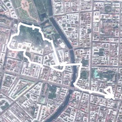 Михайловский садик и прогулка по центру