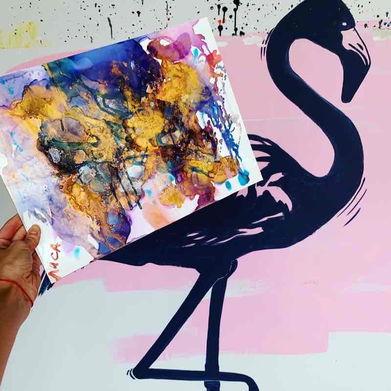 Scallop walking route map in Skala