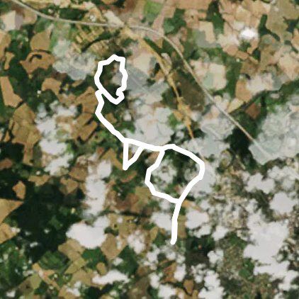 Stour valley and Godington walk walking route map in Ashford