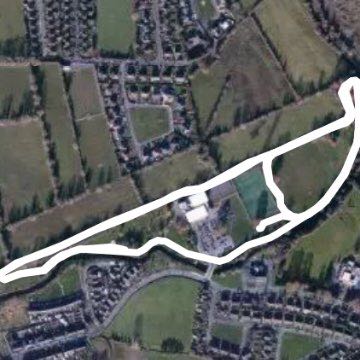 Mall walking route map in Longford