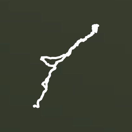 Leopards Kloof - short route walking route map in Betty's Bay