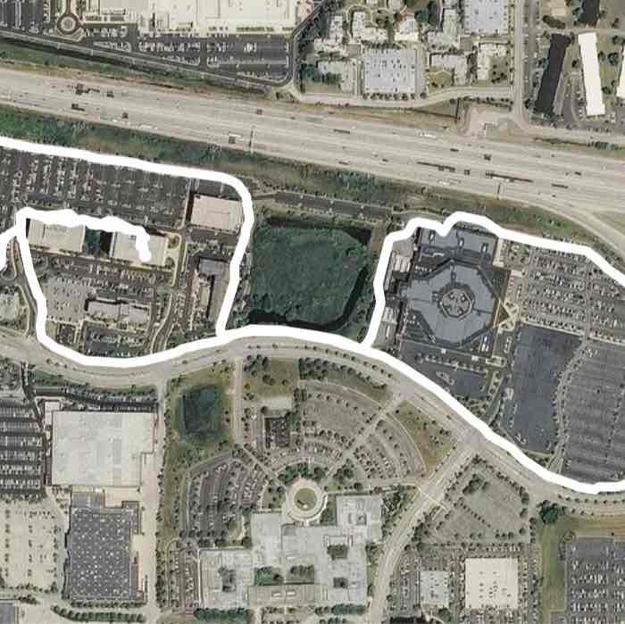 OptumRx IKEA Extended 2M walking route map in Rolling Meadows