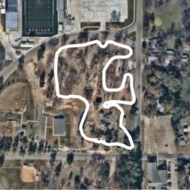 Buford Trail One  walking route map in Sulphur Springs