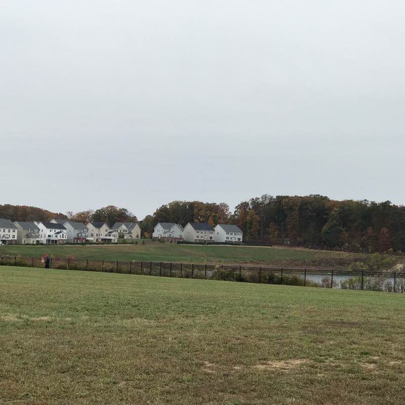 Lake Quarry walking route map in Owings Mills