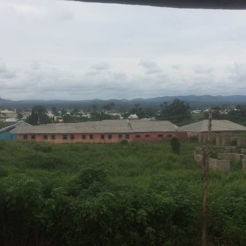 Obajana walking route map in Aiyetoro