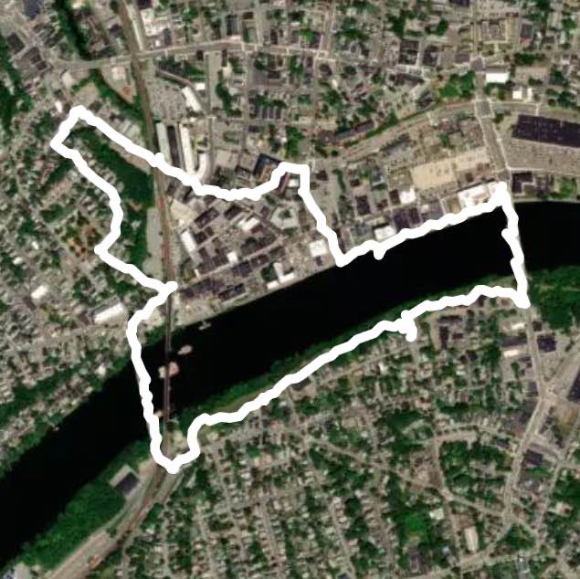 Rail trail loop with Hill