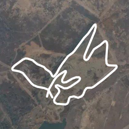 Modderfontein Nature Reserve. walking route map in Lethabong