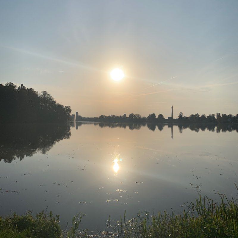 Long walk around the Wockersee walking route map in Parchim