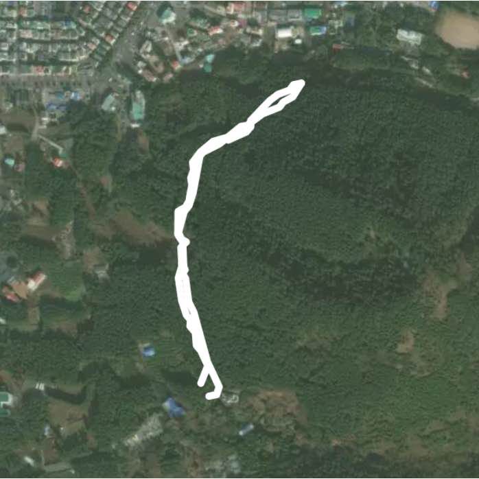 한라수목원 둘레길 일부