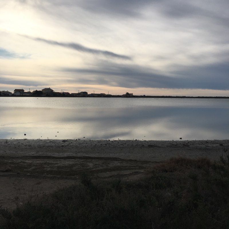 The Aresquiers walking route map in Villeneuve-lès-Maguelone