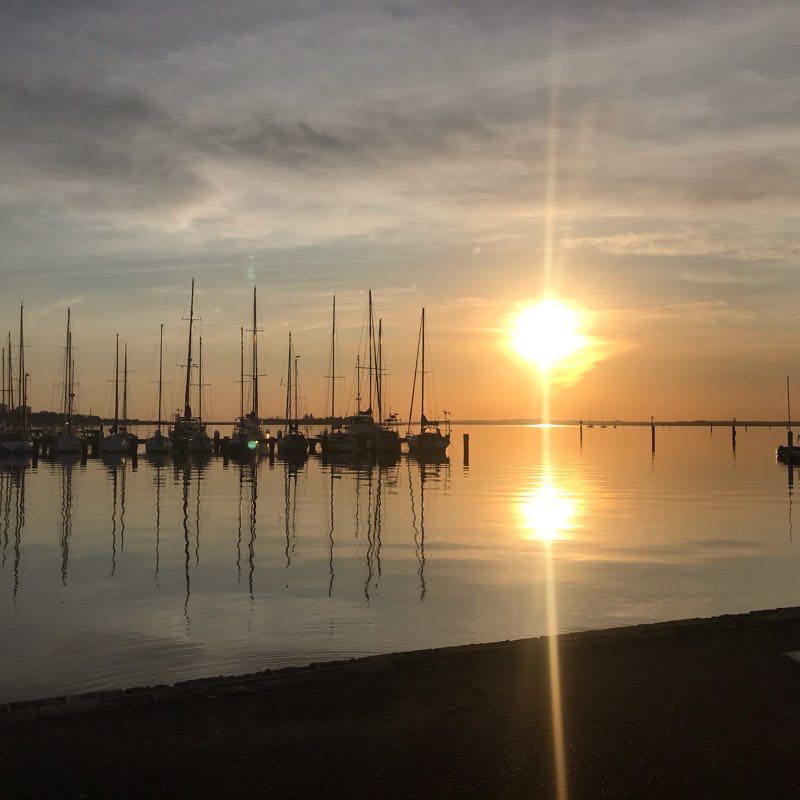 Hastings Foreshore Reserve walking route map in Hastings