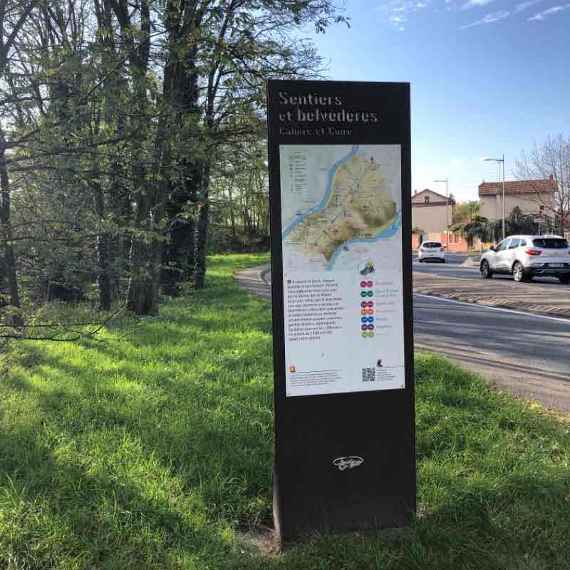 Sentiers et Belvédères. Fontaine sur Saône/Caluire