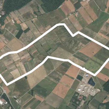 Through the fields of oberhoffen walking route map in Oberhoffen-sur-Moder