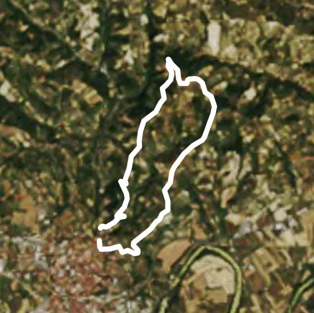 Monterosso and Maggiora road walking route map in Acqui Terme