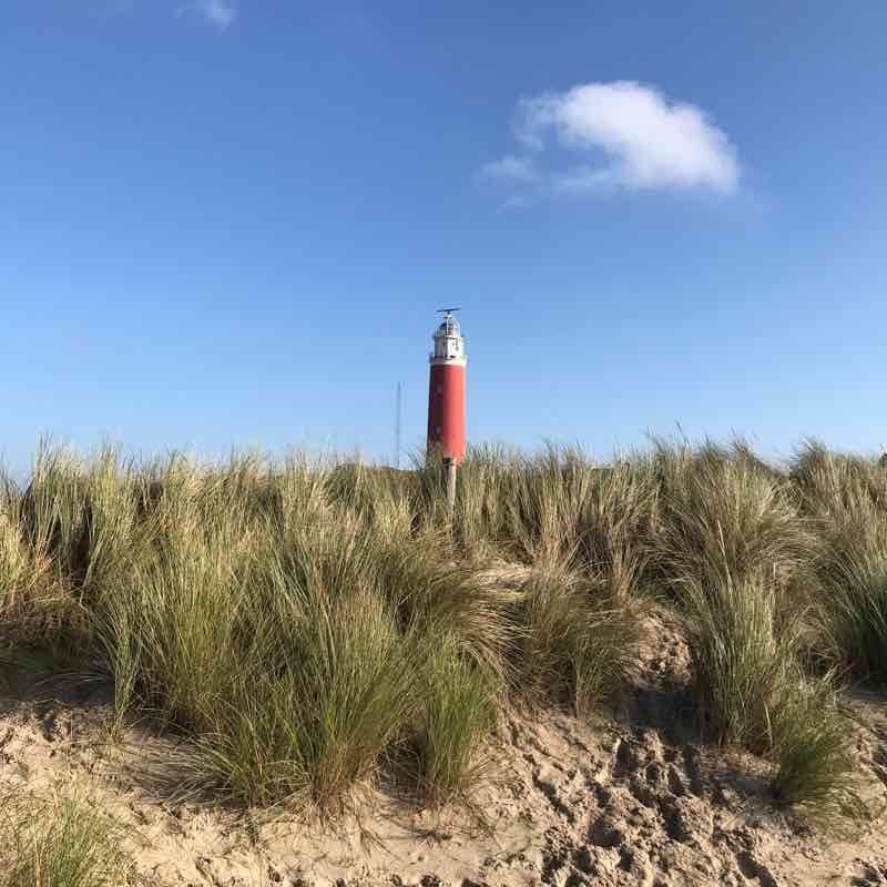 Texel Dunes walking route map in De Cocksdorp