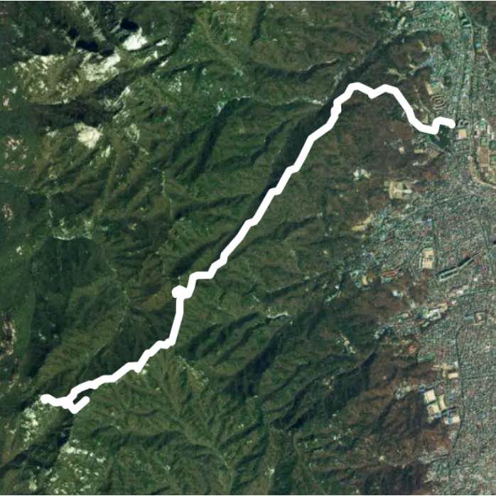 솔밭-대동문-보국문-대성문-대남문-문수봉