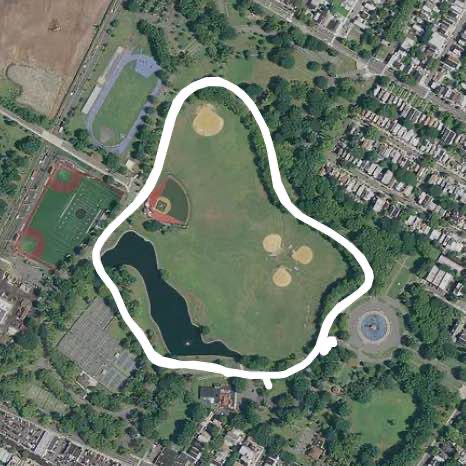 RRNY Openrun walking route map in Jersey City