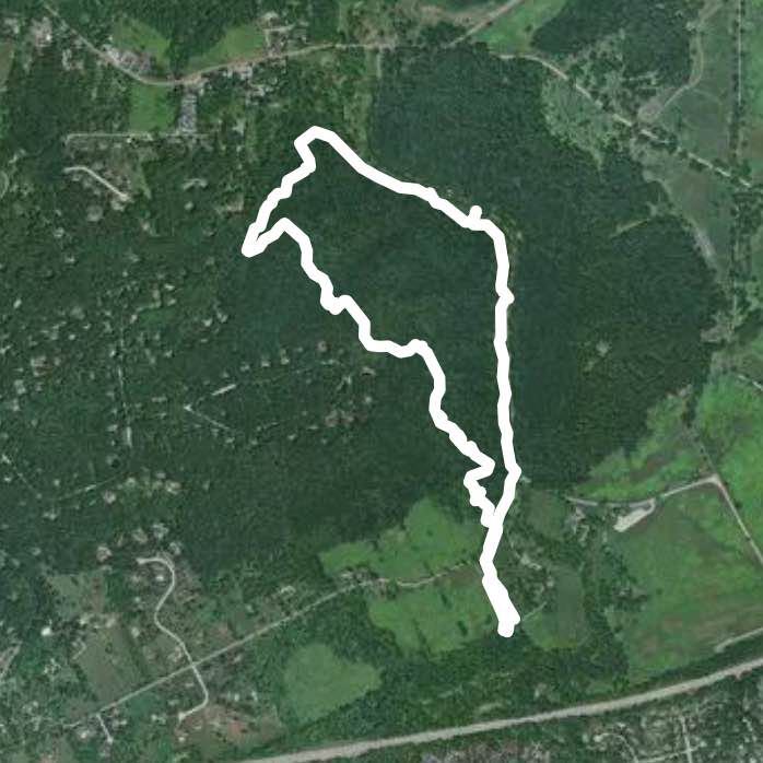 VF HIKE walking route map in Wayne