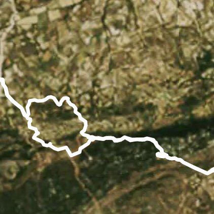 St Martin of London walking route map in Cazevieille