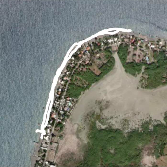 Palmar de Ocoa walk walking route map in Azua