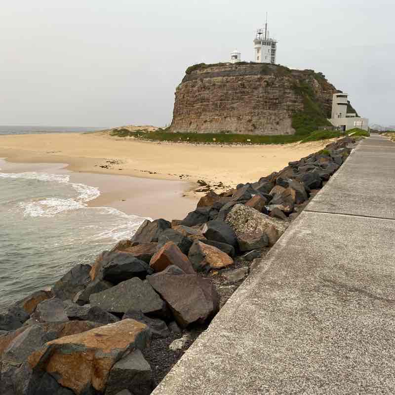 Newcastle Harbour Walk walking route map in Carrington