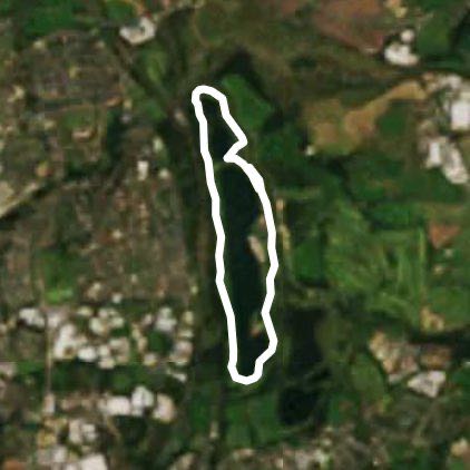 Rother valley 5K walking route map in Kiveton Park