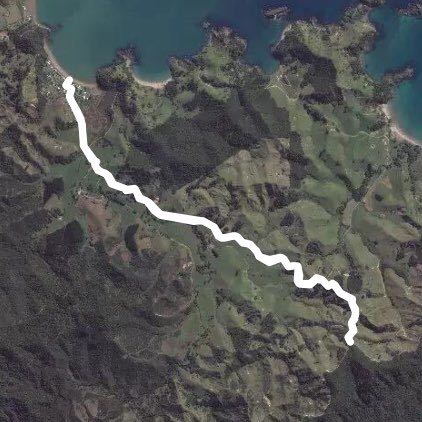 I Sign walking route map in Helena Bay