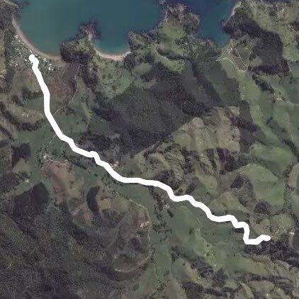 Turnoff fun walking route map in Helena Bay