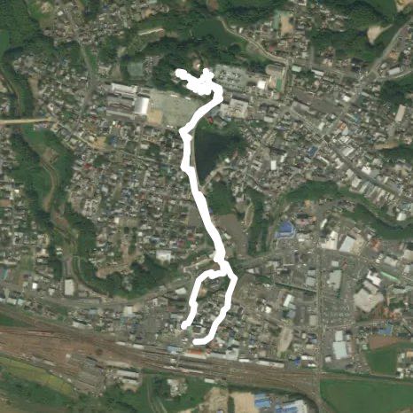 Kameyama Castle, the only castle in Mie walking route map in Kameyama