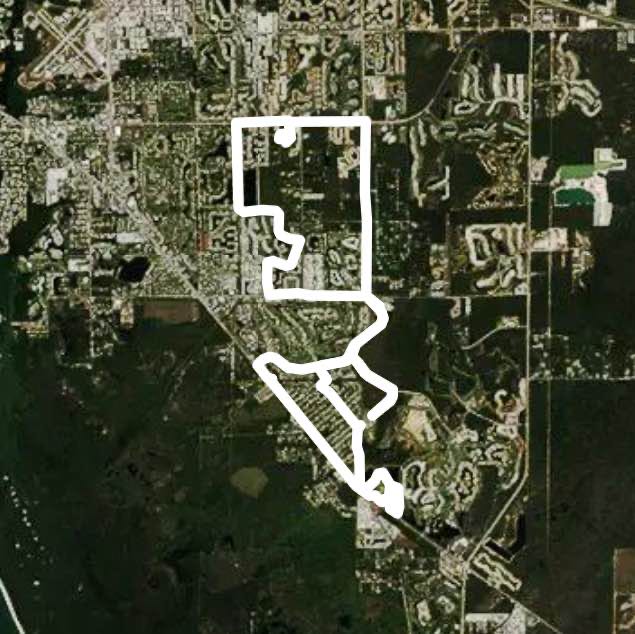 Glen Lake Walk Trail Naples, Florida, USA Pacer