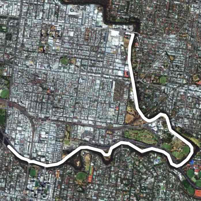 Main Yarra Trail for daily routine