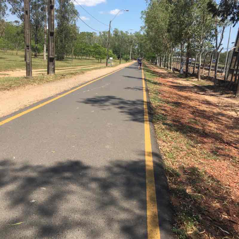 Ñugua walking route map in Areguá