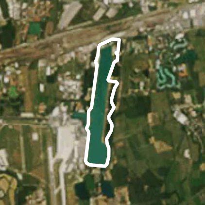 Idroscalo walking route map in Novegro-Tregarezzo