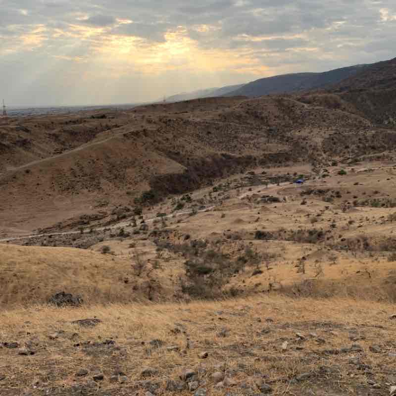 Hiking trip # 6 walking route map in Salalah